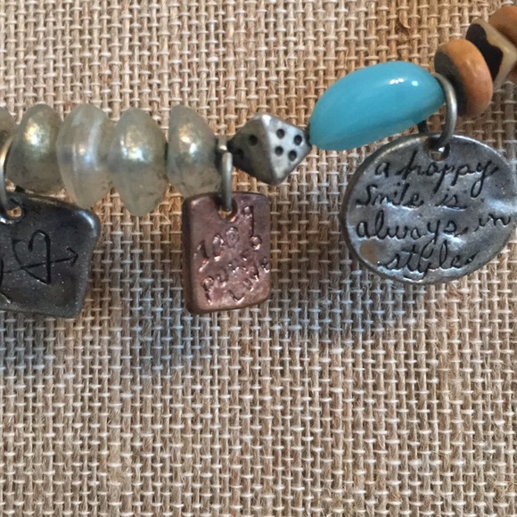 Expandable choker Boho style beaded. So cool! - Picture 3 of 6